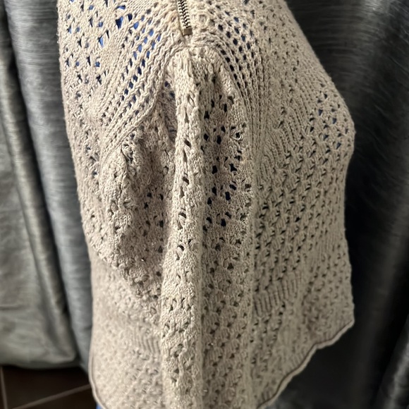 🆕️ See by Chloe Crewneck Knit Sweater (zipper shoulders) size 6 - Picture 7 of 12